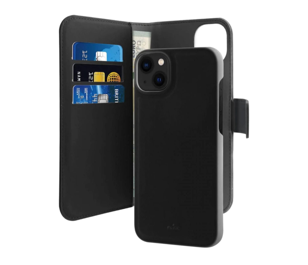Puro Wallet Detachable MagSafe 2w1 z klapką i portfelem do iPhone - 1346158 - zdjęcie